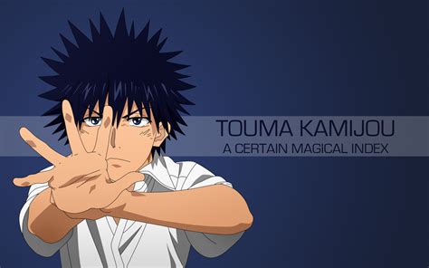 "Illusion Killer") is the mysterious power that currently resides within Kamijou Touma 's right hand, allowing him to negate anything supernatural such as esper powers, magic. . A certain magical index touma